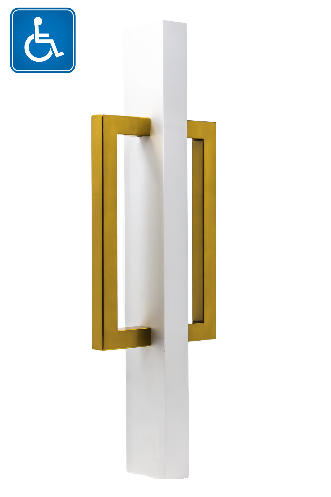 Gold Square Designer Handle